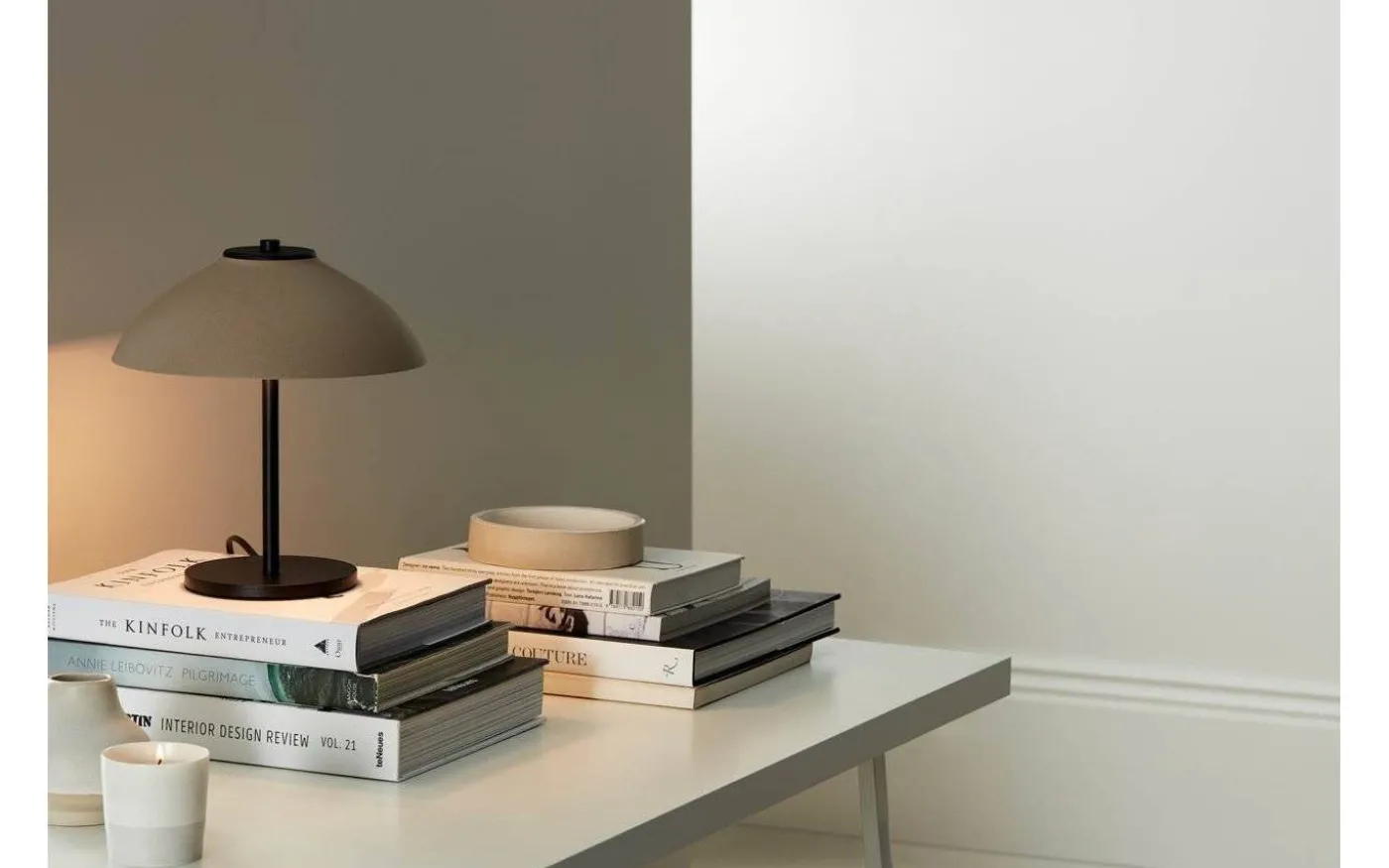 Vali Bordslampa 26cm Svart/Sand