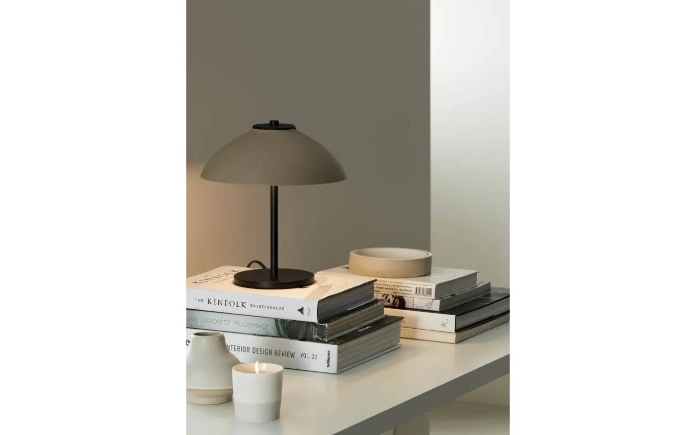 Vali Bordslampa 26cm Svart/Sand