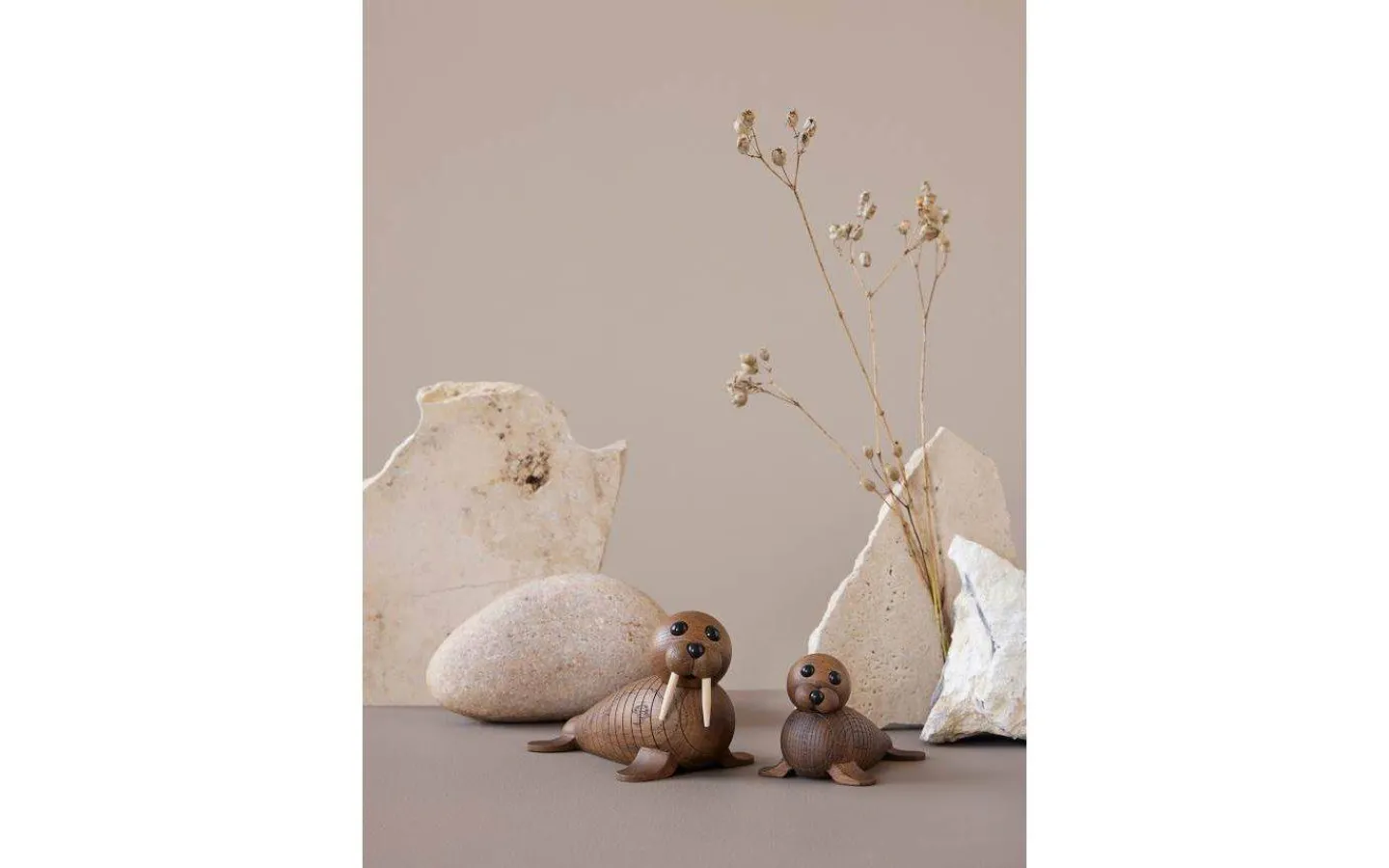 Trädekorationer<Spring Copenhagen Valross Ross Baby Trädekoration 7cm Brun