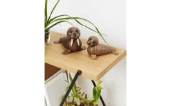 Trädekorationer<Spring Copenhagen Valross Ross Baby Trädekoration 7cm Brun