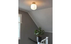 Aneta Vanja Plafond 20cm Vit/Matt Mässing* Plafonder