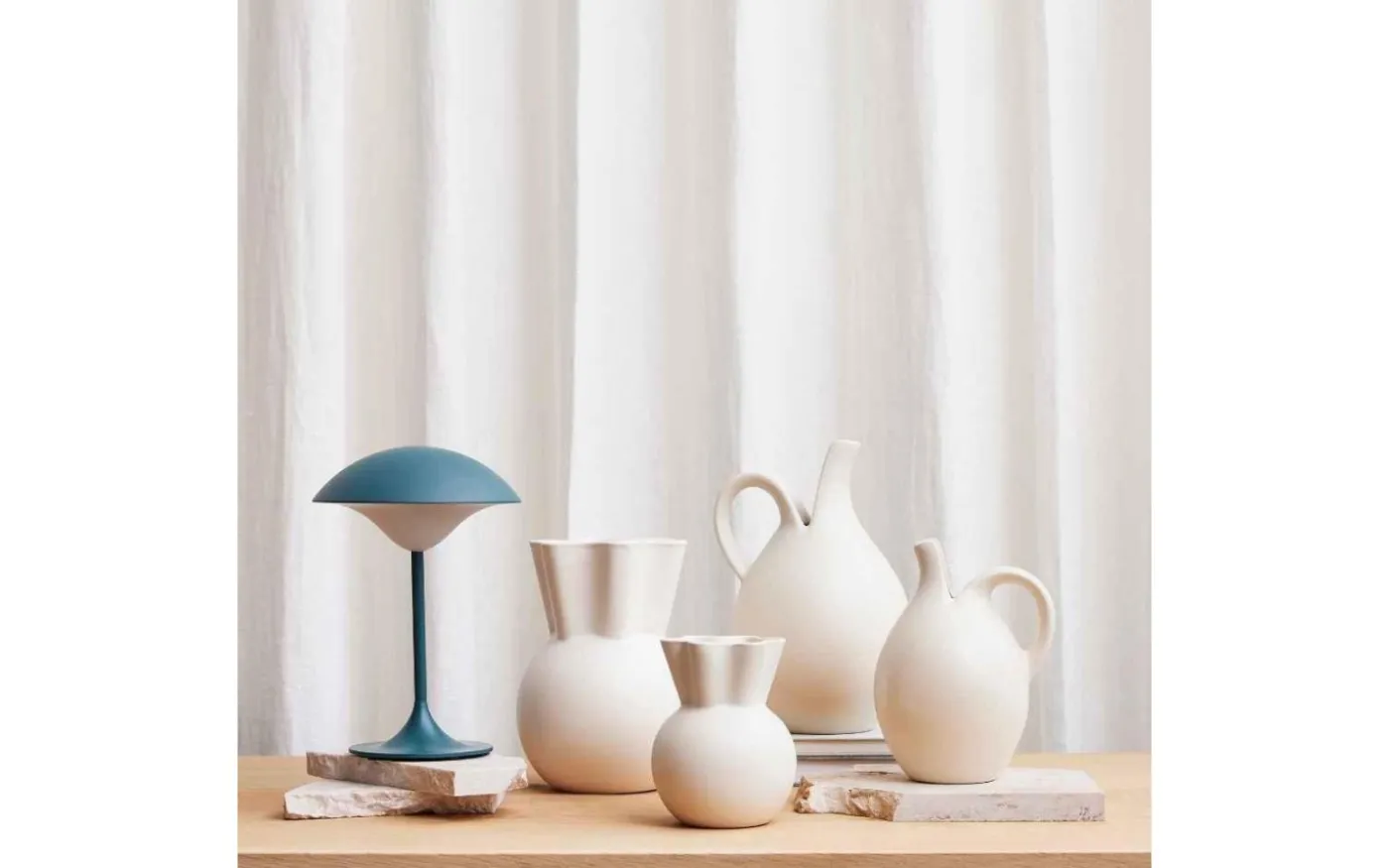 Vas Eva Stoer Nielsen 14 cm Vit