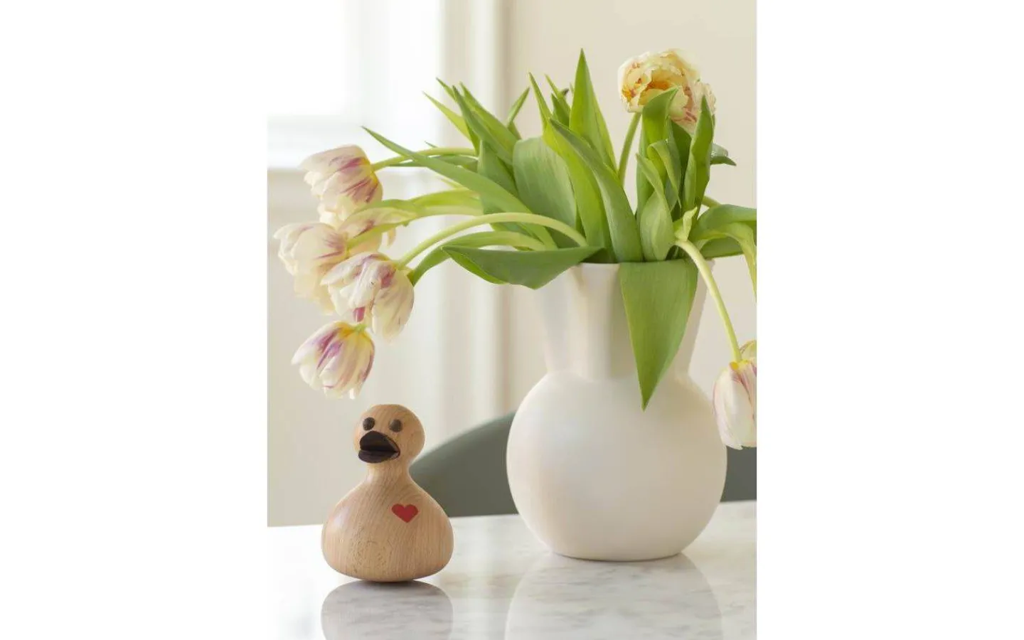 Spring Copenhagen Vas Eva Stoer-Nielsen 20cm Vit* Vaser & Blomkrukor