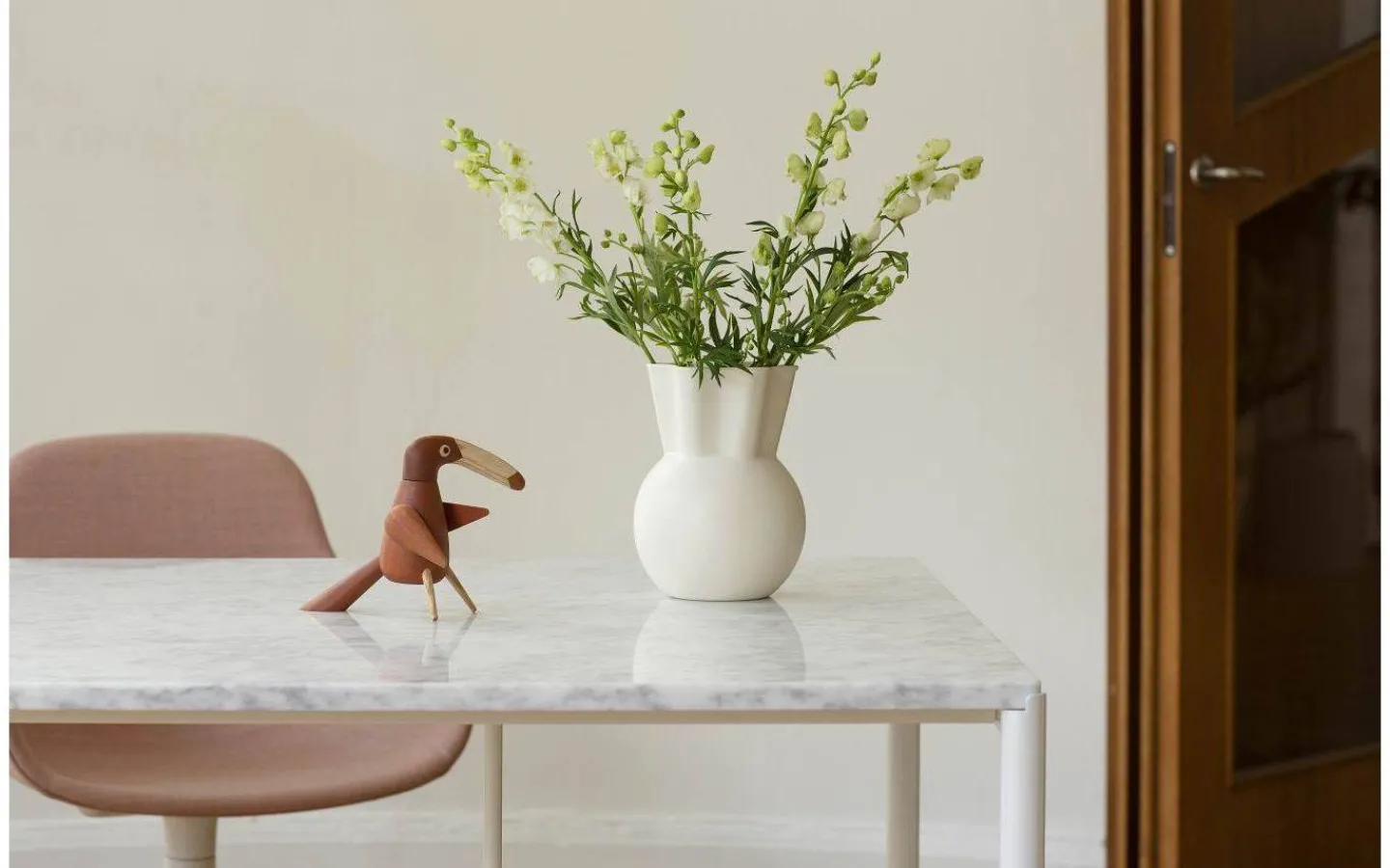 Spring Copenhagen Vas Eva Stoer-Nielsen 20cm Vit* Vaser & Blomkrukor