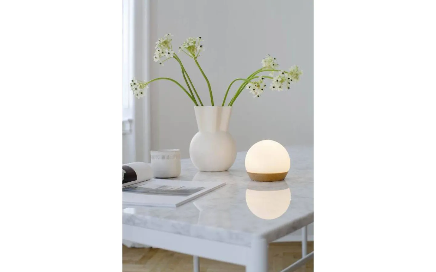 Spring Copenhagen Vas Eva Stoer-Nielsen 20cm Vit* Vaser & Blomkrukor