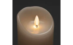 Blockljus Inomhus|Blockljus Inomhus<Konstsmide Vax Batteridrivet Blockljus 18cm Gräddvitt