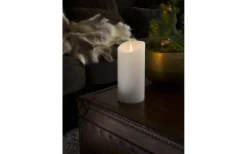 Konstsmide Vax Batteridrivet Blockljus 20cm Vit* Blockljus Inomhus|Blockljus Inomhus