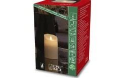 Blockljus Inomhus|Blockljus Inomhus<Konstsmide Vaxljus Batteridrivet Blockljus 13,4cm Gräddvit Remote Ready