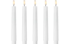 Markslojd Vaxljus Batteridrivna 5st 20cm Vit* Antikljus|Antikljus