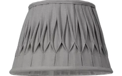 Plisserade Lampskärmar<Cottex Veckad Lampskärm Ø25cm Grå