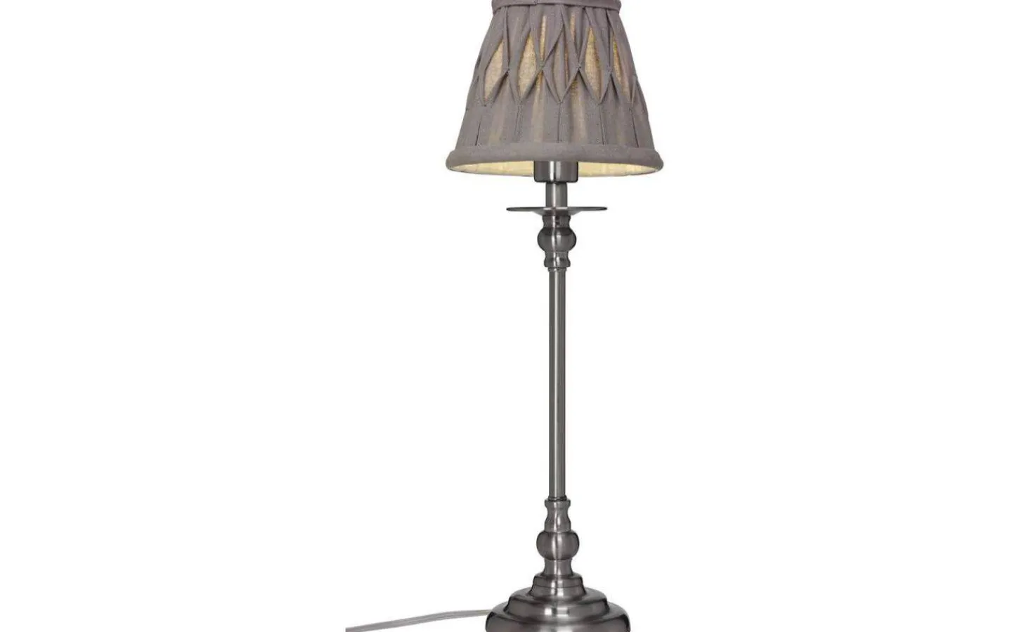 Cottex Veckad Lampskärm Ø14cm Grå* Plisserade Lampskärmar