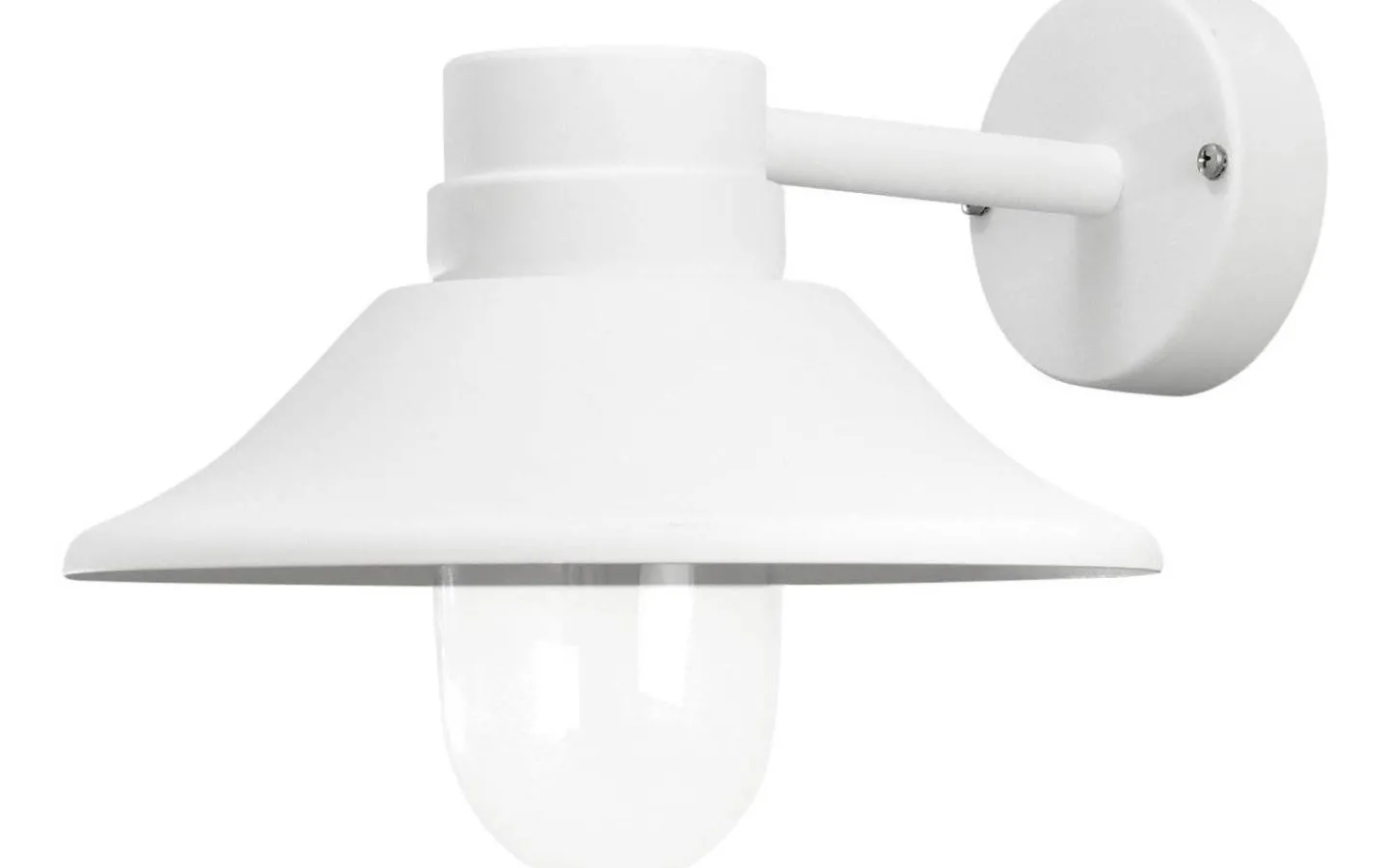 Konstsmide Vega Vägglampa LED 8W 3000K Vit IP54* Vägglyktor|Vägglampor Utomhus