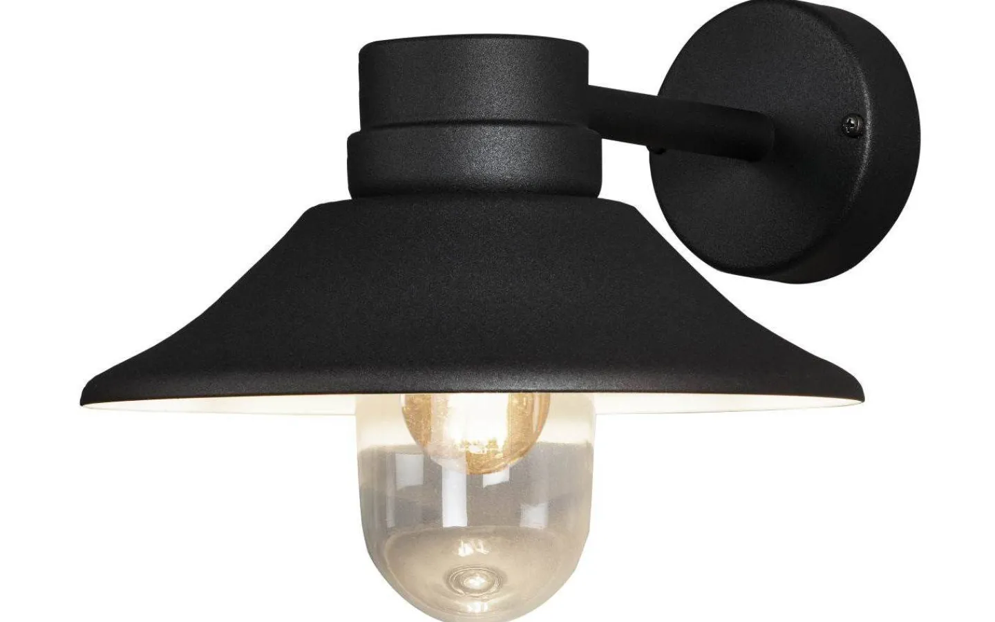 Konstsmide Vega Vägglampa Svart IP54* Vägglyktor|Vägglampor Utomhus