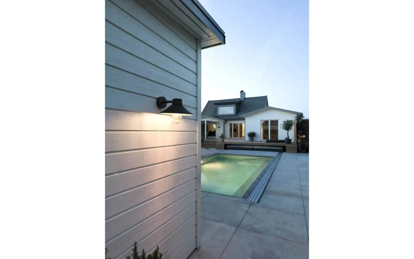 Konstsmide Vega Vägglampa Svart IP54* Vägglyktor|Vägglampor Utomhus