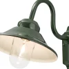 Vägglyktor|Vägglampor Utomhus<Konstsmide Vega Vägglykta Grön IP23