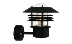 Vejers Vägglampa 22cm Svart IP54