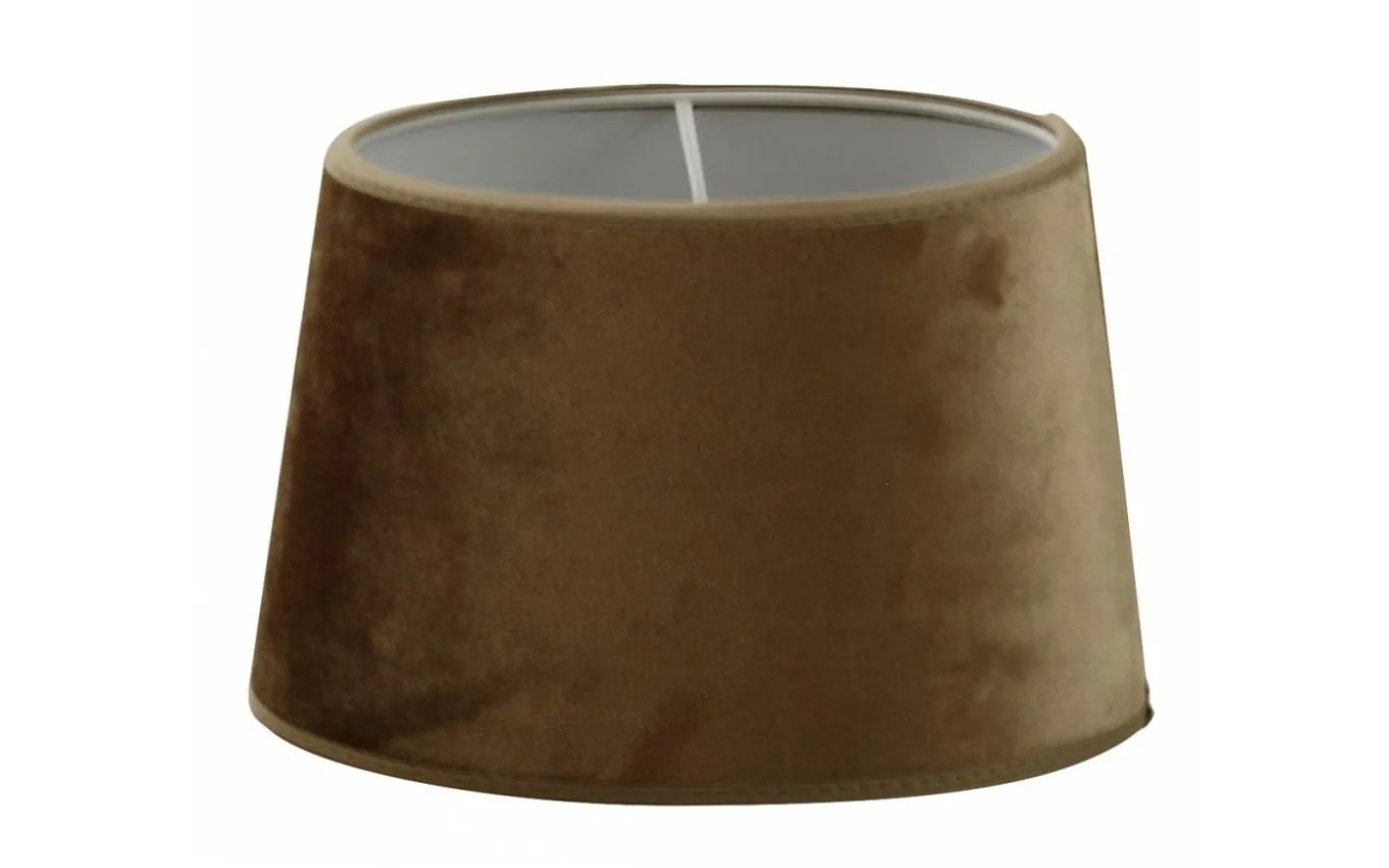 Velutto Oval Lampskärm 25cm Tobacco