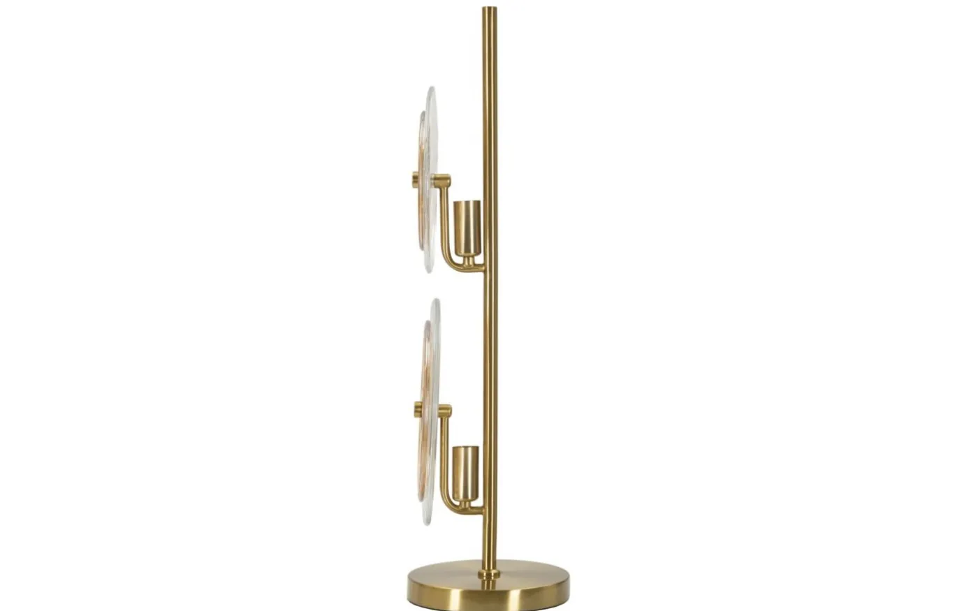 Venedig Bordslampa Glas 63cm Guld