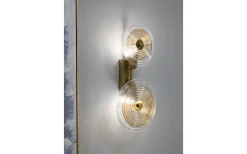 Lampetter<Mauro Ferretti Venedig Vägglampa Glas 52cm Guld