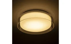 Badrumslampor Tak<Rendl Venice Plafond 30cm 12W 3000K Vit/Krom IP44