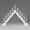 Visa Alla Adventsljusstakar|Adventsljusstakar 31-60 Cm<Konstsmide Vera Adventsljusstake 11L 51cm Vit