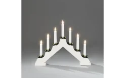 Konstsmide Vera Adventsljusstake 7L Vit 30cm* Visa Alla Adventsljusstakar|Adventsljusstakar 0-30 Cm