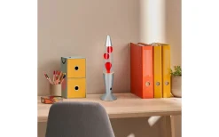 Reality Vesuv Lavalampa 42cm LED Silver*Barn Barnrum|Lavalampor