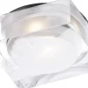 Aneta Vetro Infälld Spotlight 7x7cm LED 3W 3000K Aluminium IP44* 230V Led Spotlights|Infällda Spotlights Badrum
