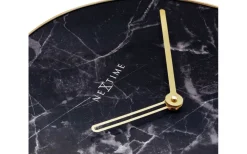 NeXtime Väggklocka Marble Ø40cm Svart* Väggklockor