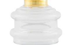 Reservdelar Fotogenlampor<Karlskrona Lampfabrik Väggoljehus 10''' - Klarglas / Mässing