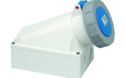 Vägguttag, 63A, 3P+J, 9h, 230V, IP67