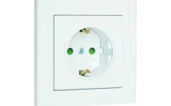 Strömbrytare & Vägguttag<Malmbergs Vägguttag Optima, 1-vägs med jord