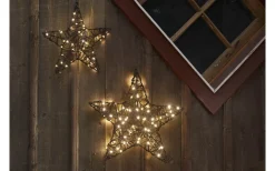Batteri Julpynt Utomhus|Batteri Julpynt Inomhus<Star Trading Vicke Star Utomhusdekoration 30cm Brun