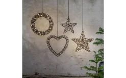 Batteri Julpynt Utomhus|Batteri Julpynt Inomhus<Star Trading Vicke Star Utomhusdekoration 30cm Brun