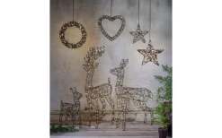 Batteri Julpynt Utomhus|Batteri Julpynt Inomhus<Star Trading Vicke Star Utomhusdekoration 30cm Brun