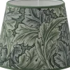 Hallbergs Victorian Leafs Lampskärm Ø25cm Grön* Mönstrade Lampskärmar