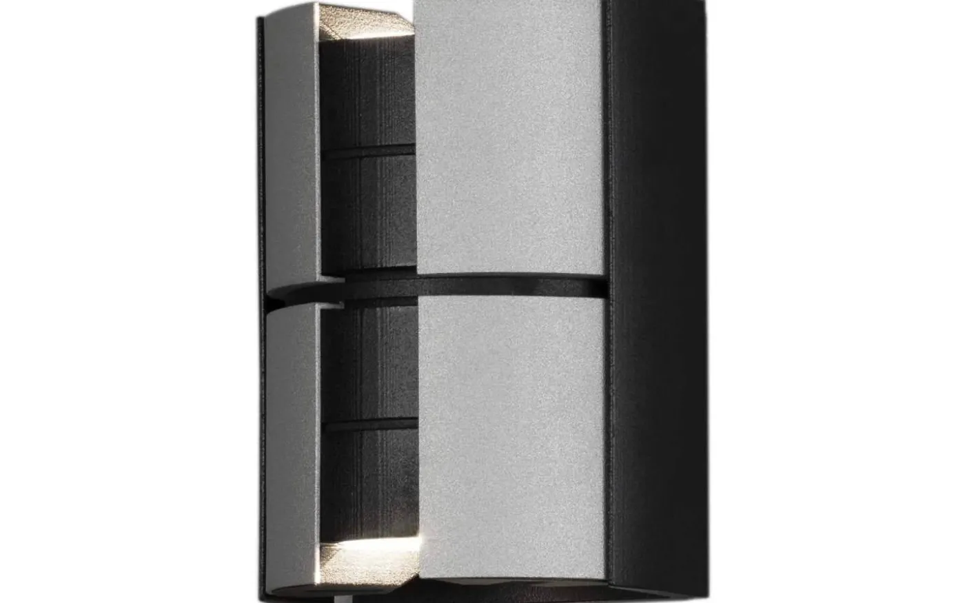 Vidar Vägglampa Svart/Silver 10W LED IP44