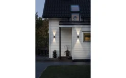 Vidar Vägglampa Svart/Silver 10W LED IP44