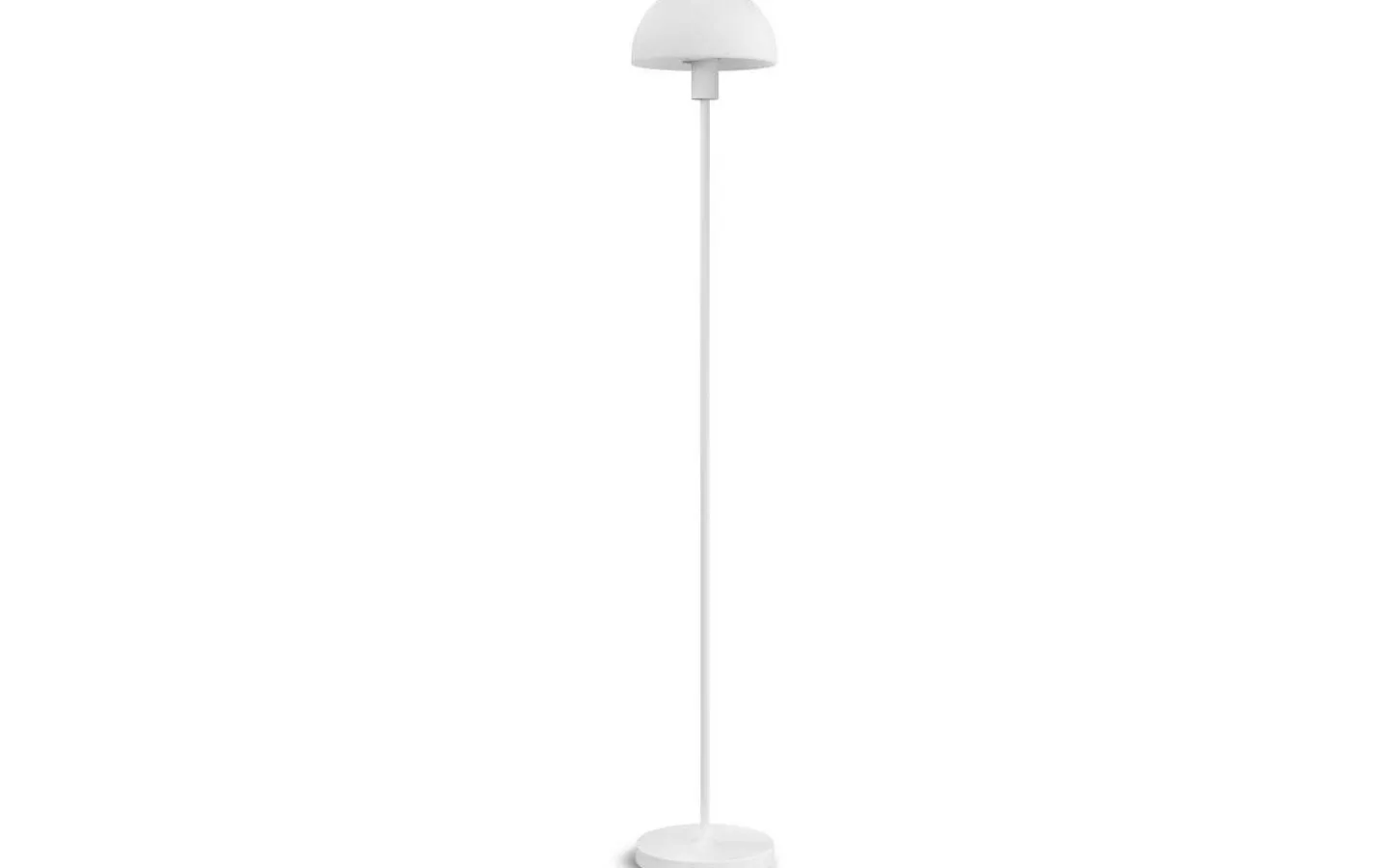 Golvlampor<Herstal Vienda Golvlampa 125cm Vit/Opal Glas
