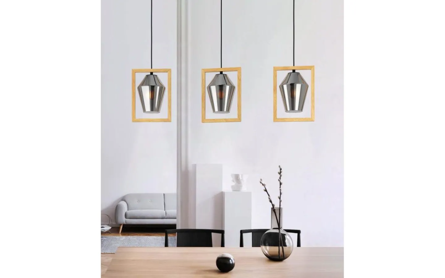 Eglo Viglioni Taklampa 106cm Smoke/Ek* Avlånga Taklampor