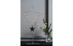 Markslojd Vikhem Batteridriven Bordsstjärna 45cm Grå* Batteri Julpynt Inomhus