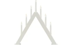 Visa Alla Adventsljusstakar|Adventsljusstakar 31-60 Cm<Konstsmide Viktoria Adventsljusstake 7L Vit 50cm