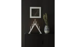 Visa Alla Adventsljusstakar|Adventsljusstakar 31-60 Cm<Konstsmide Viktoria Adventsljusstake 7L Vit 50cm