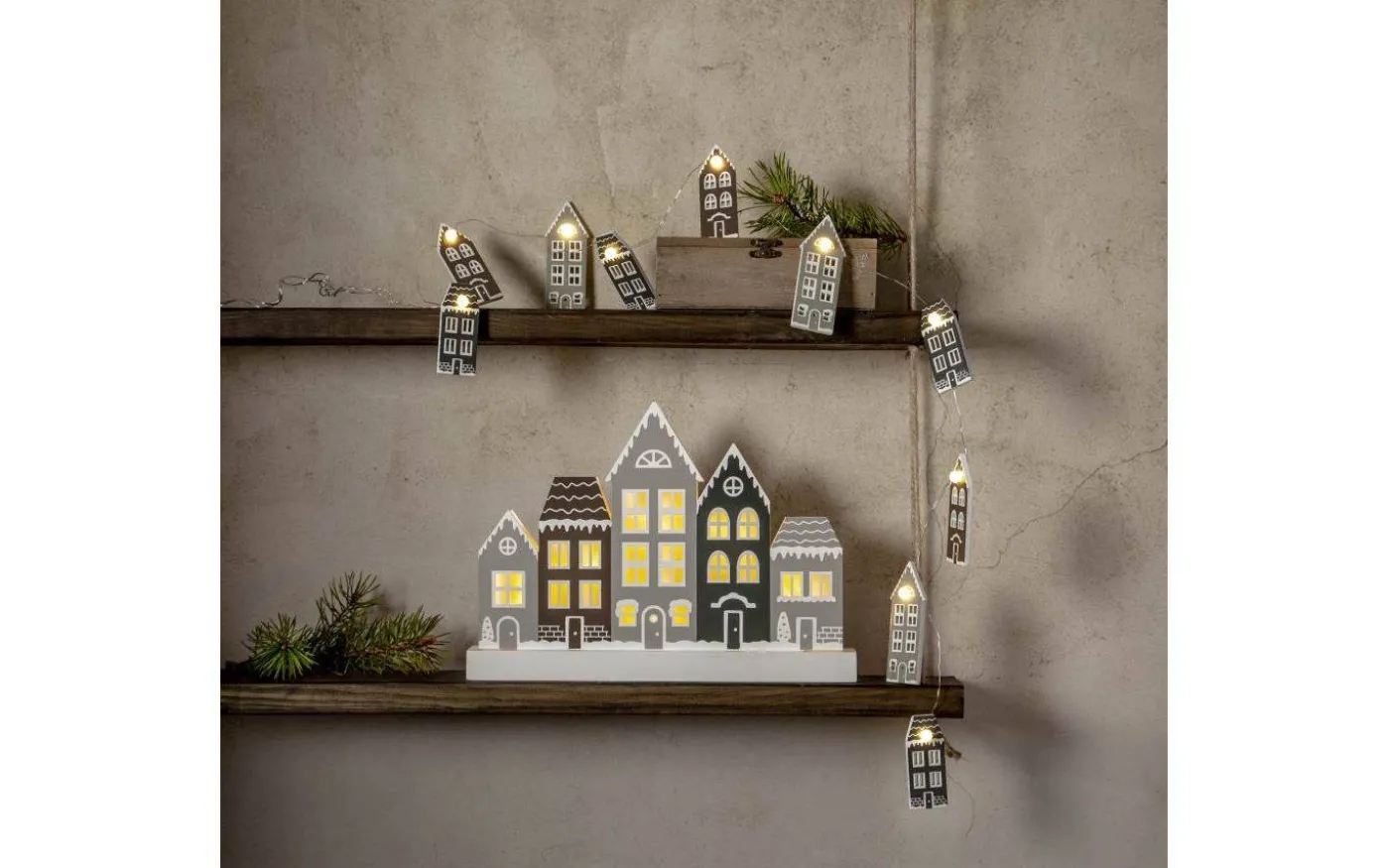 Villa Batteridriven Juldekoration 32cm