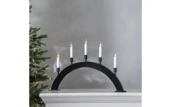 Visa Alla Adventsljusstakar|Adventsljusstakar 31-60 Cm<Star Trading Vind Adventsljusstake 38cm Svart