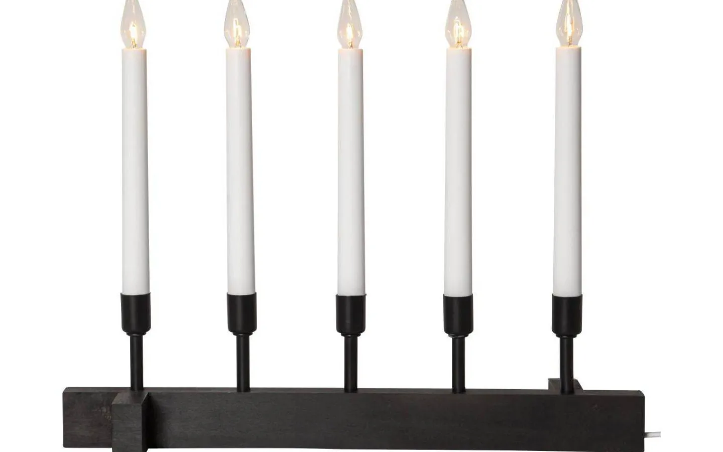 Visa Alla Adventsljusstakar|Adventsljusstakar 31-60 Cm<Star Trading Vind Adventsljusstake 32cm Svart