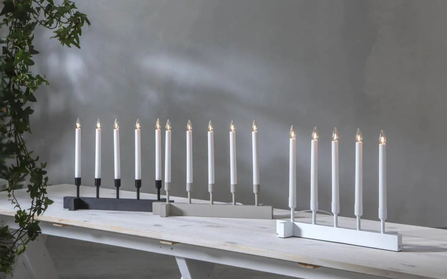 Visa Alla Adventsljusstakar|Adventsljusstakar 31-60 Cm<Star Trading Vind Adventsljusstake 32cm Svart