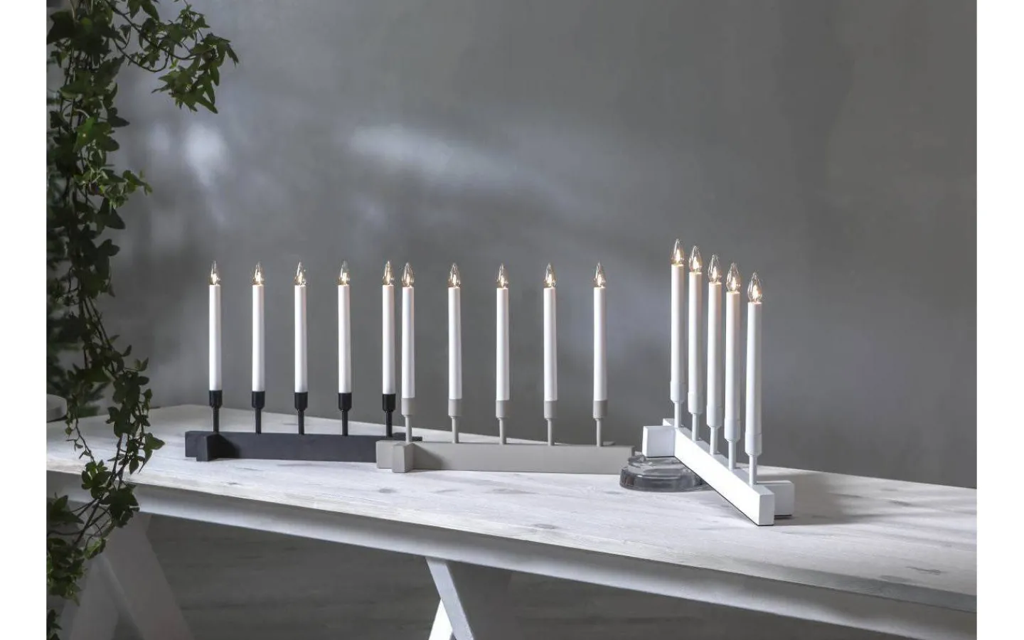 Visa Alla Adventsljusstakar|Adventsljusstakar 31-60 Cm<Star Trading Vind Adventsljusstake 32cm Svart