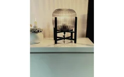 Vardagsrum|Bordslampor<Aneta Vinda Bordslampa 29cm Svart/Rök