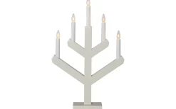 Visa Alla Adventsljusstakar|Adventsljusstakar 31-60 Cm<Star Trading Vinga Adventsljusstake 50cm Beige